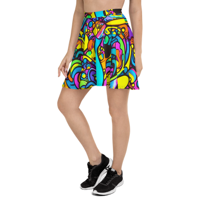 Skater Skirt - Kaleidoscopic Flow