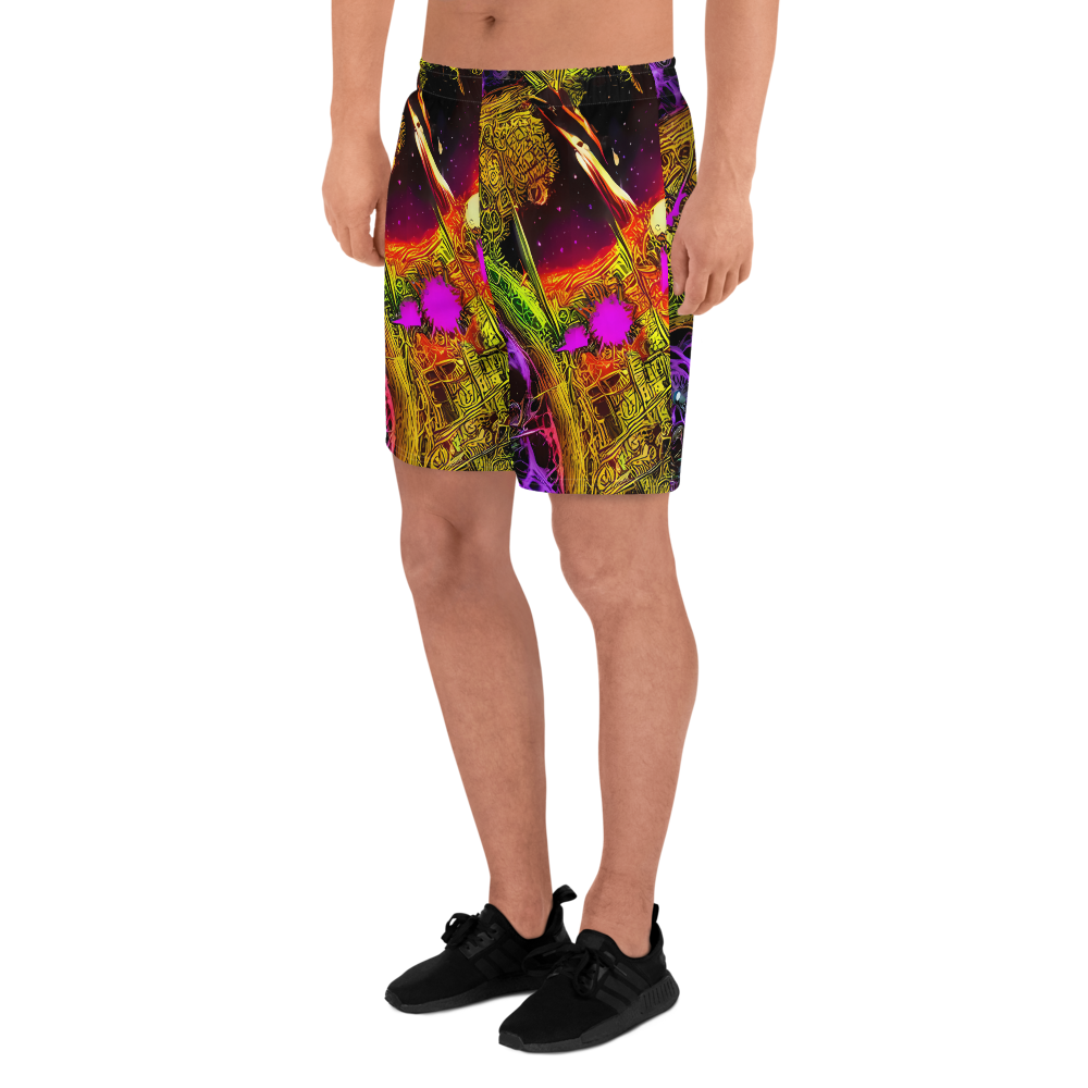 Men's Athletic Shorts - Neon Glyphworks