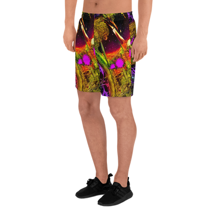 Men's Athletic Shorts - Neon Glyphworks