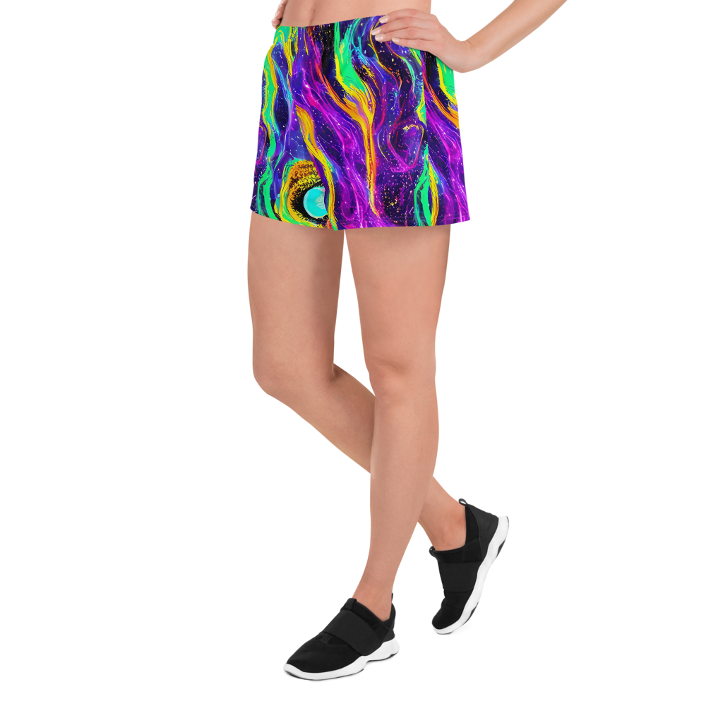 Women’s Athletic Shorts - Jackson Swirl