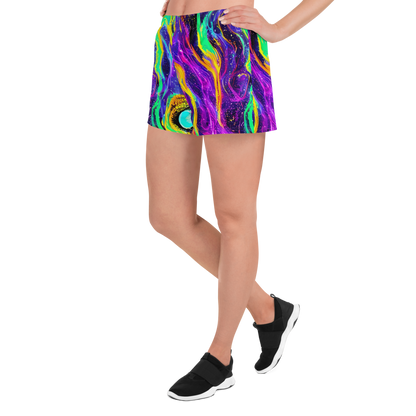Women’s Athletic Shorts - Jackson Swirl
