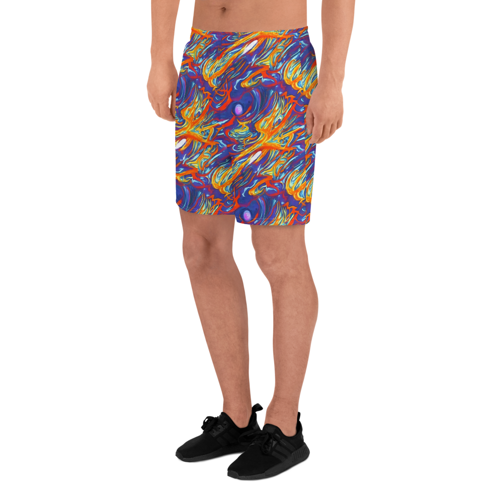 Men's Athletic Shorts - Galactic Ember