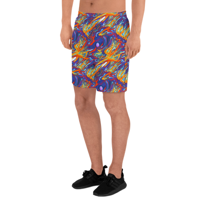 Men's Athletic Shorts - Galactic Ember