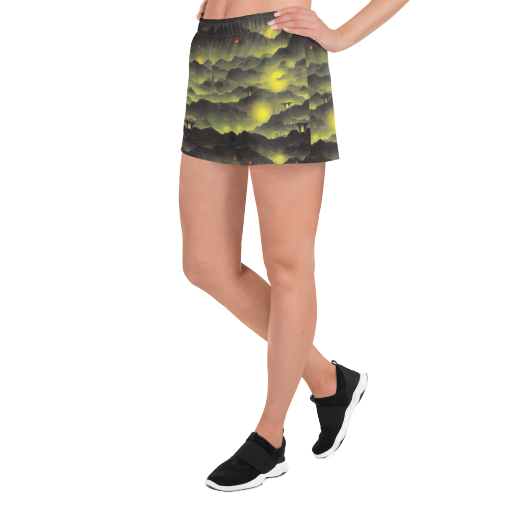 Women’s Athletic Shorts - Spectral Isle