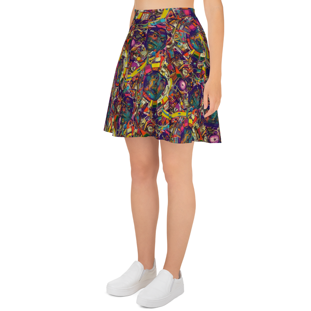 Skater Skirt - Cosmic Collage