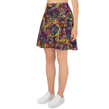 Skater Skirt - Cosmic Collage