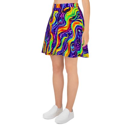 Skater Skirt - Galactic Flames