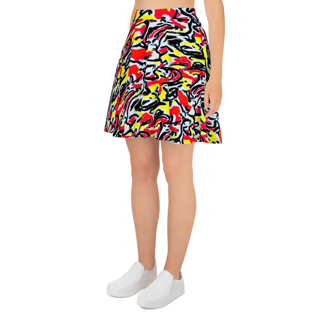 Skater Skirt - Cosmic Brushstrokes