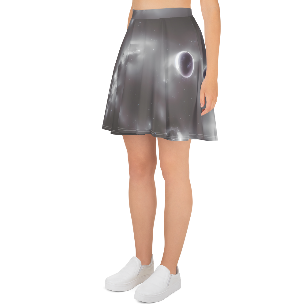 Skater Skirt - Silver Nebula