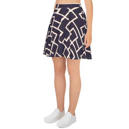 Skater Skirt - Gilded Gridlock