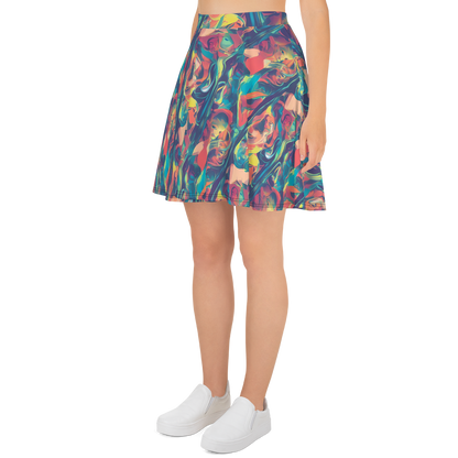 Skater Skirt - Neon Aurora