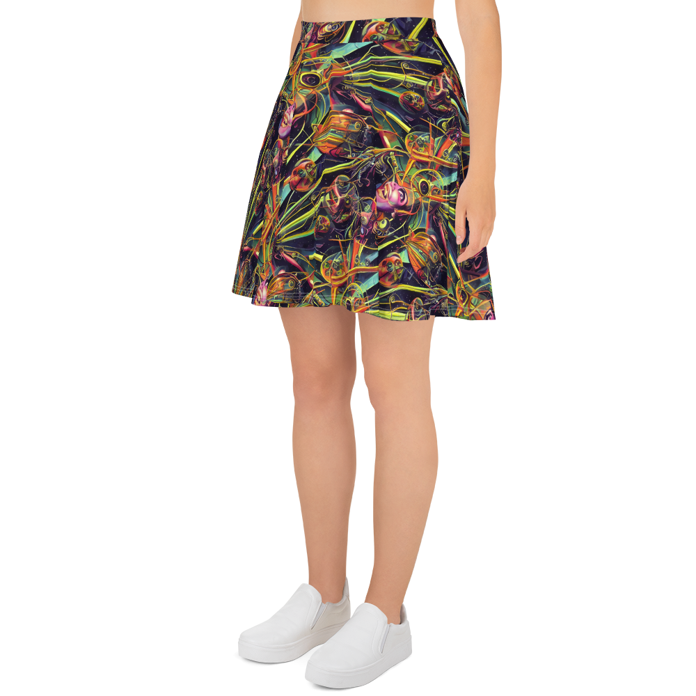 Skater Skirt - Psychedelic Deep Space