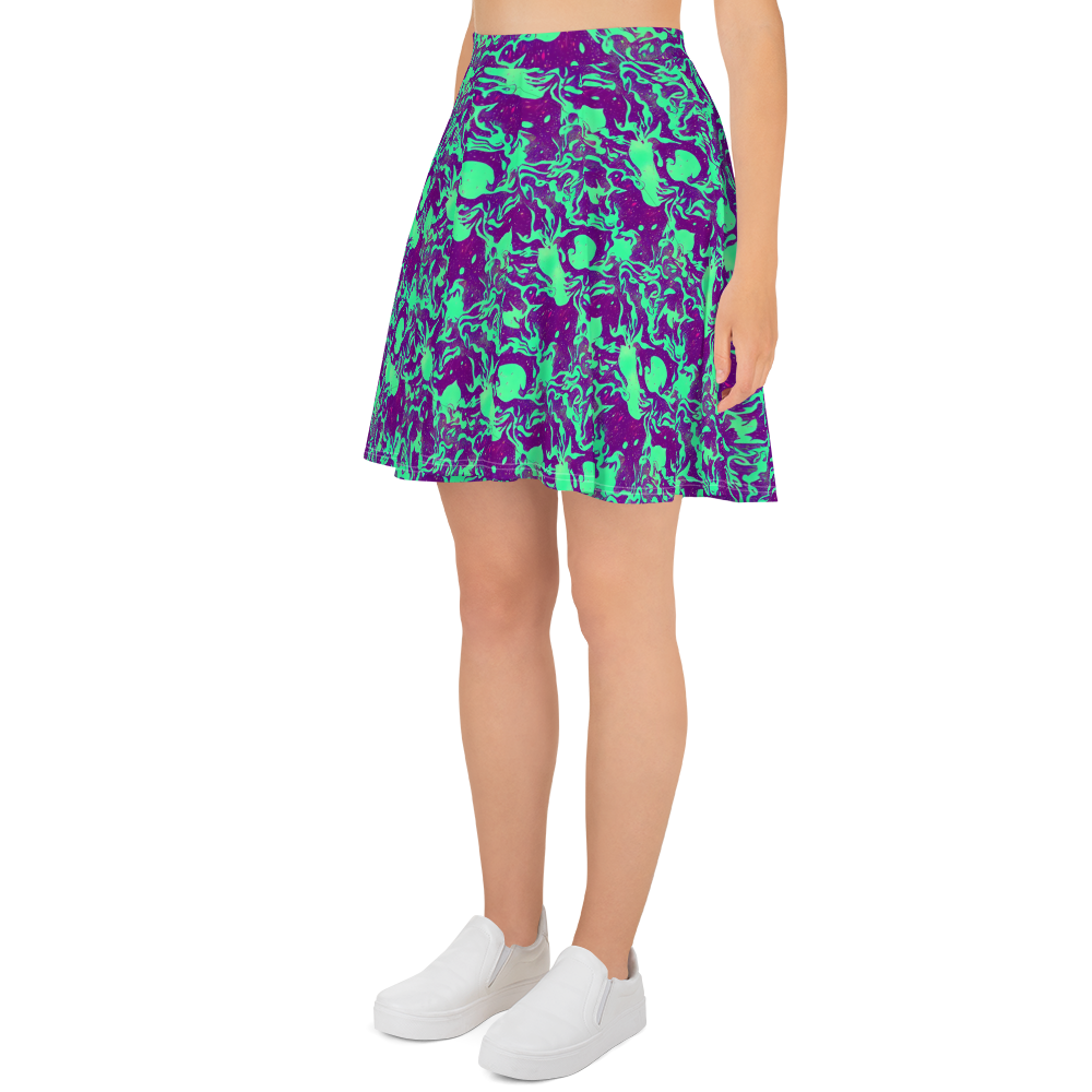 Skater Skirt - Alien Ripples