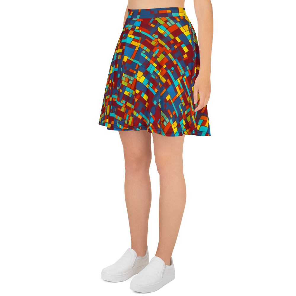 Skater Skirt - Astral Grid