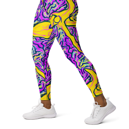 Yoga Leggings - Zenith Waves