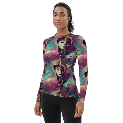 Women's Rash Guard - Nouveau Galaxy