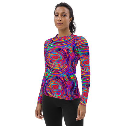 Women's Rash Guard - Quantum Spiral