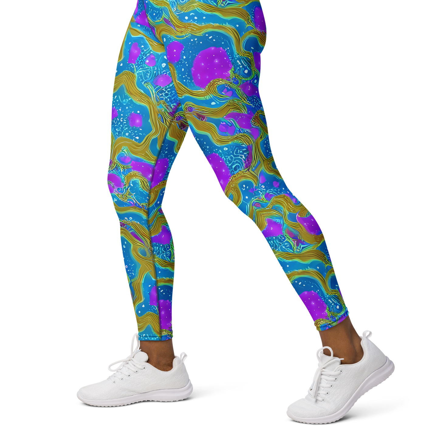 Yoga Leggings - Mystic Waves