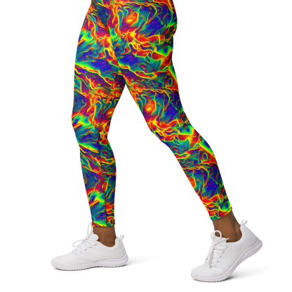 Yoga Leggings - Nebula Symphony