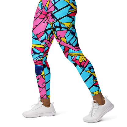 Yoga Leggings - Barbier Bloom