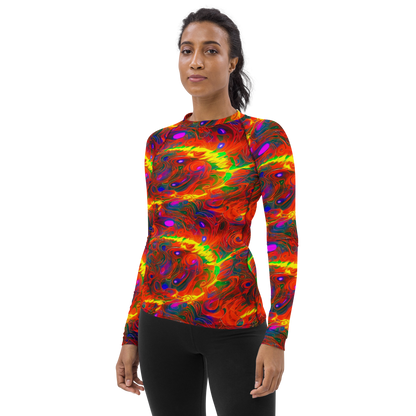 Women's Rash Guard - Blampied Blaze