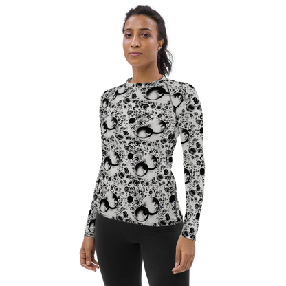 Women's Rash Guard - Crater Swirl