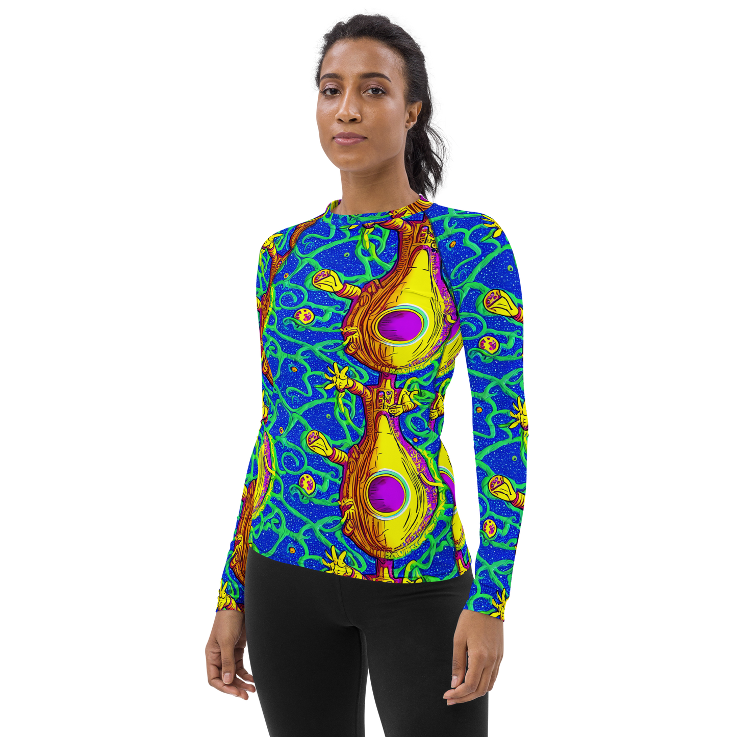 Women's Rash Guard - Sprawling Spectacle