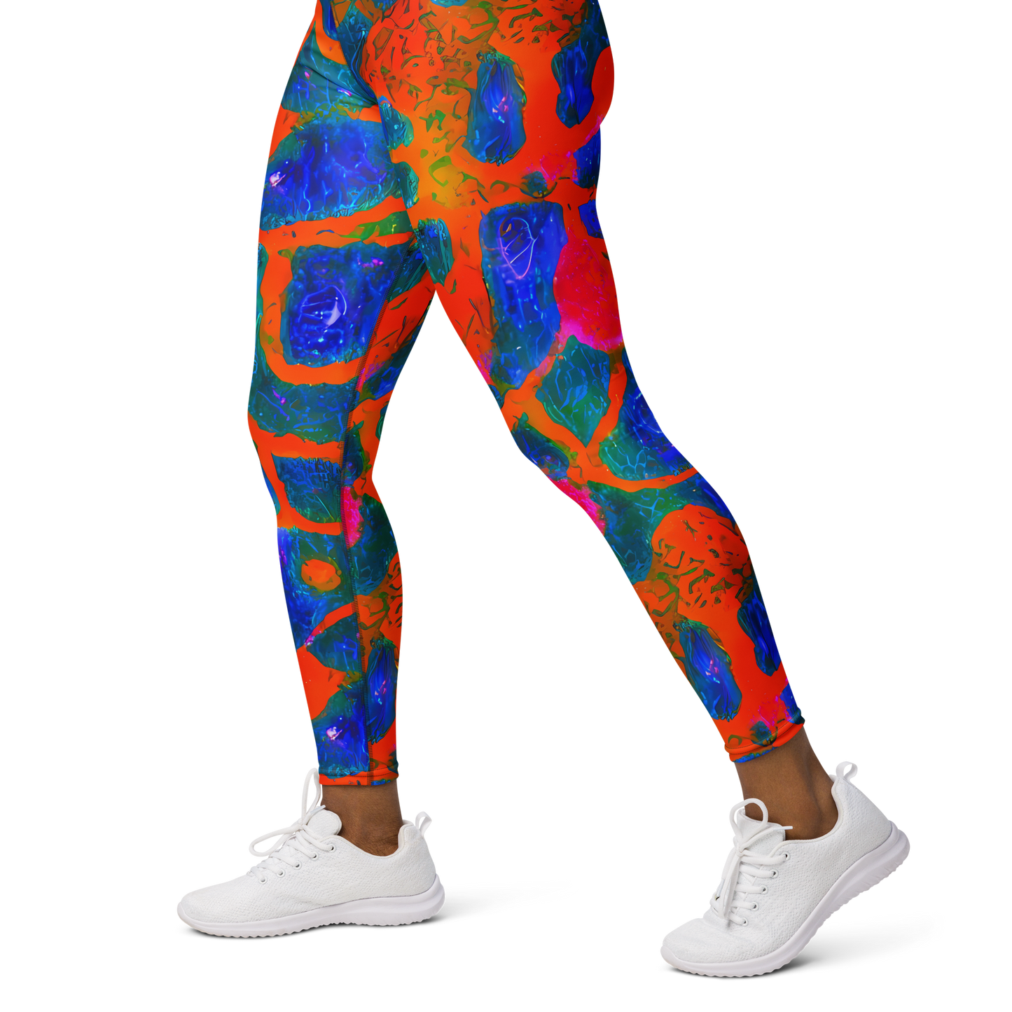 Yoga Leggings - Vibrant Mosaic