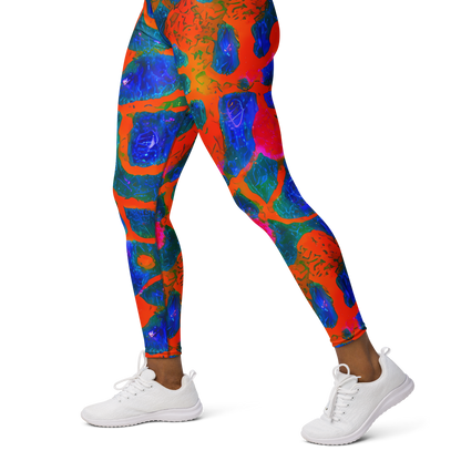 Yoga Leggings - Vibrant Mosaic