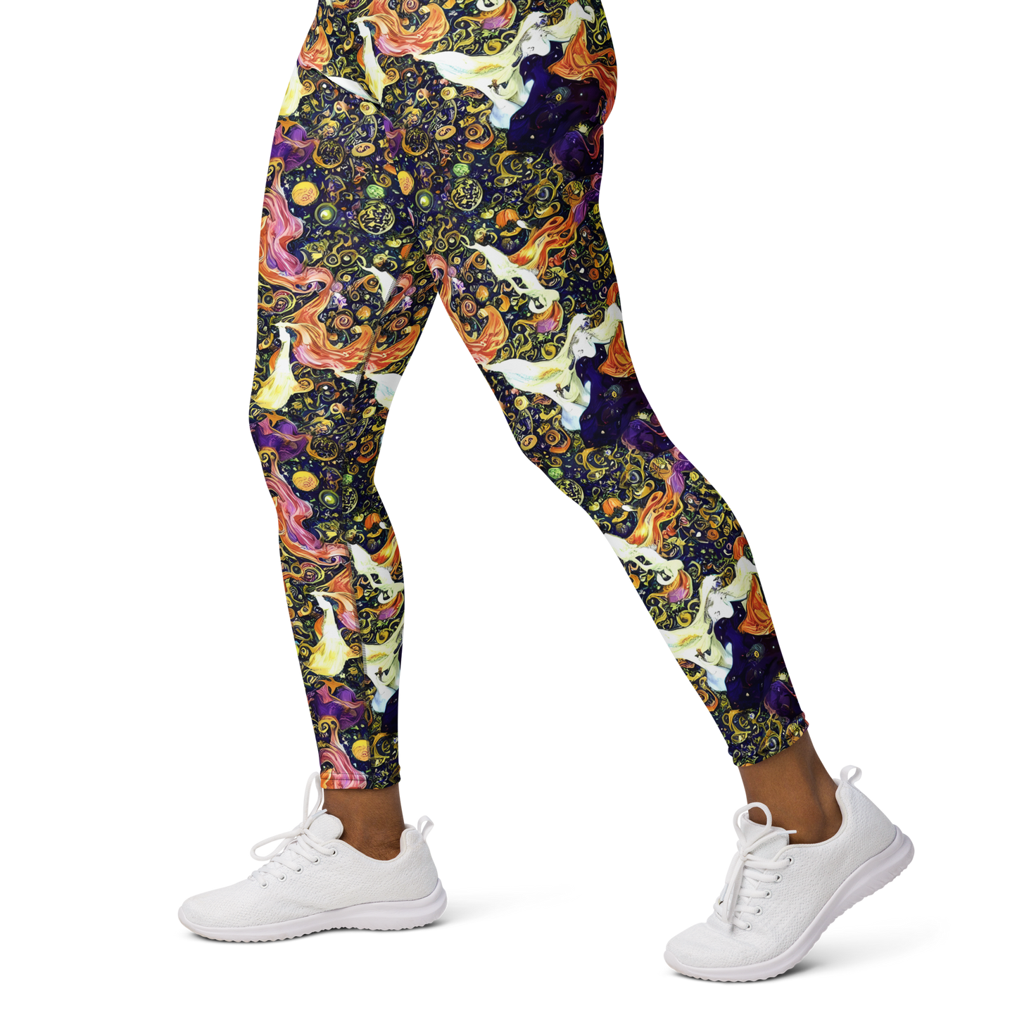 Yoga Leggings - Ethereal Waltz