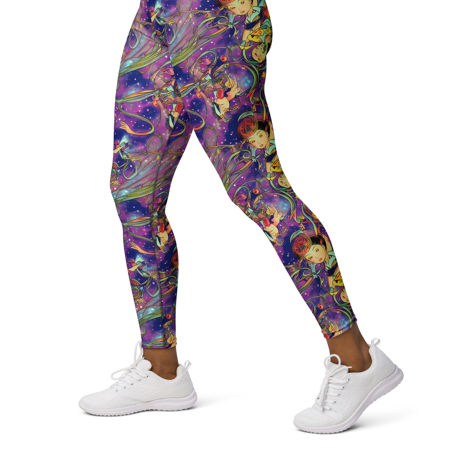 Yoga Leggings - Spiral of Stardust