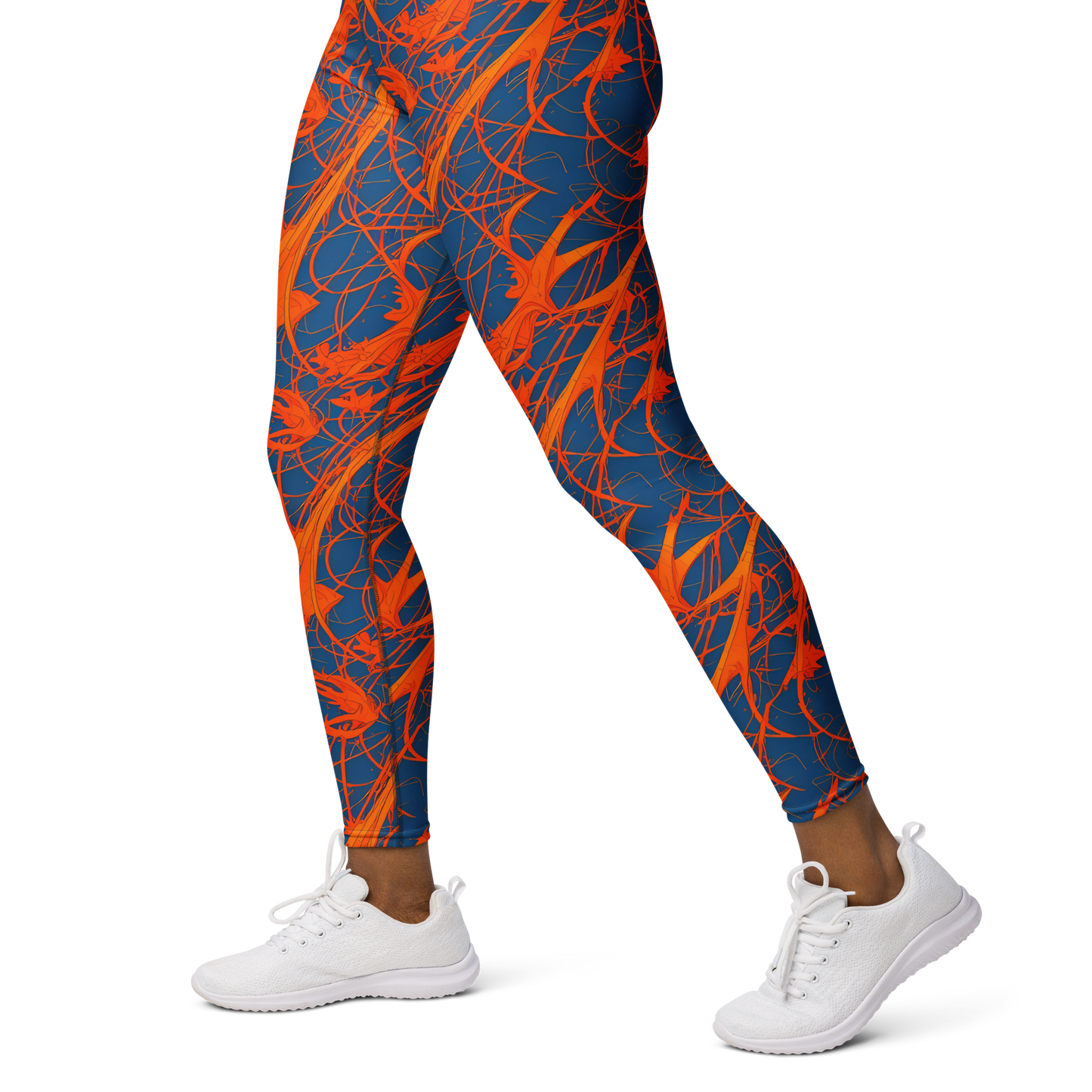 Yoga Leggings - Nautical Ember