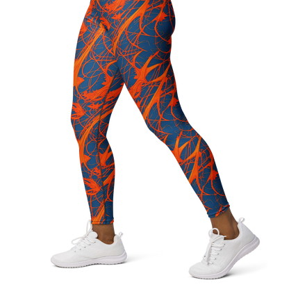 Yoga Leggings - Nautical Ember