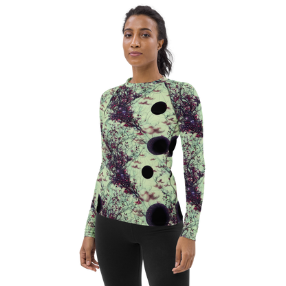 Women's Rash Guard - Celestial Bloom