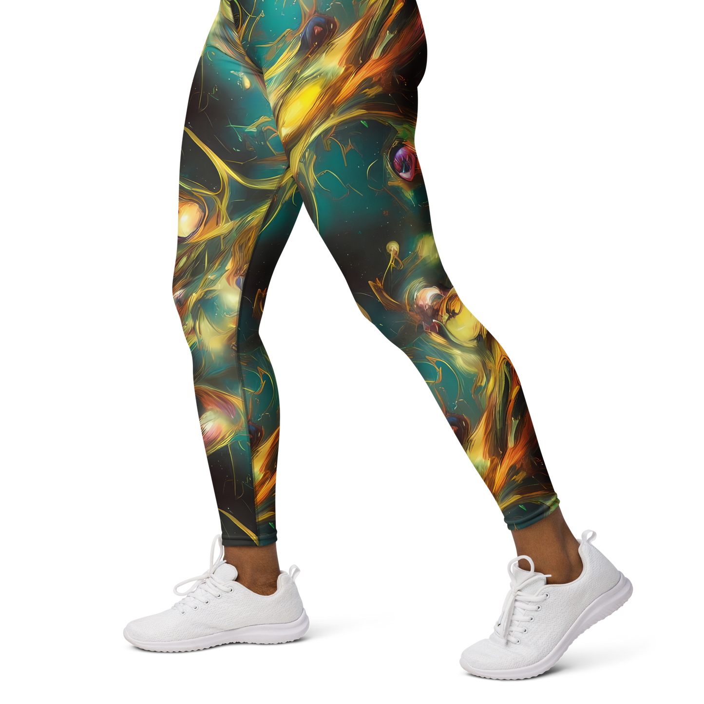 Yoga Leggings - Elegant Whirl