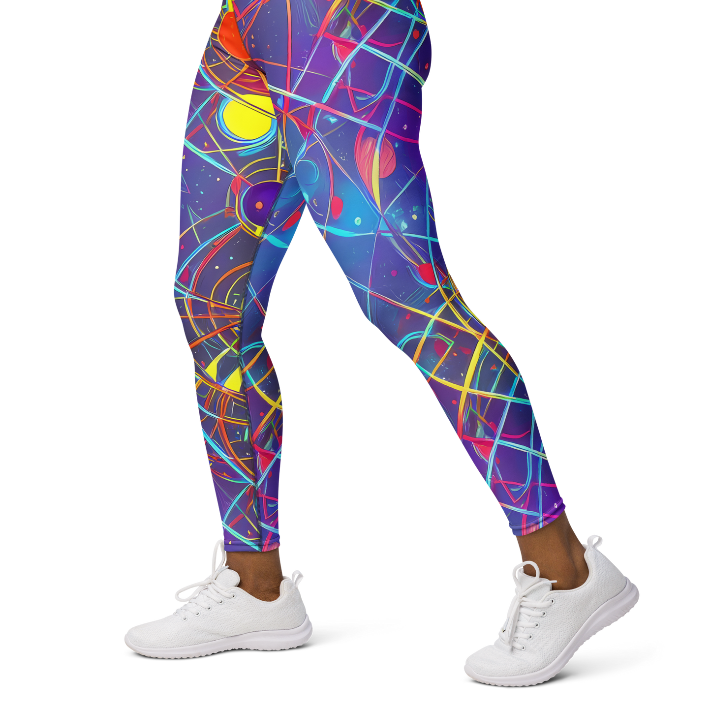 Yoga Leggings - Quantum Lattice