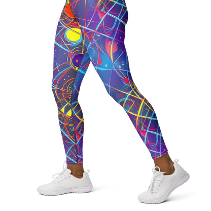 Yoga Leggings - Quantum Lattice