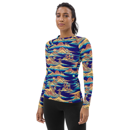 Women's Rash Guard - Mystical Mountain Mirage