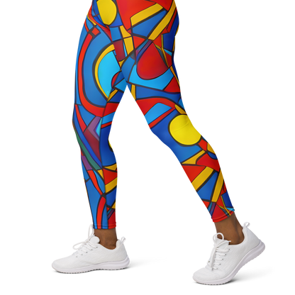 Yoga Leggings - Mondrian Maze