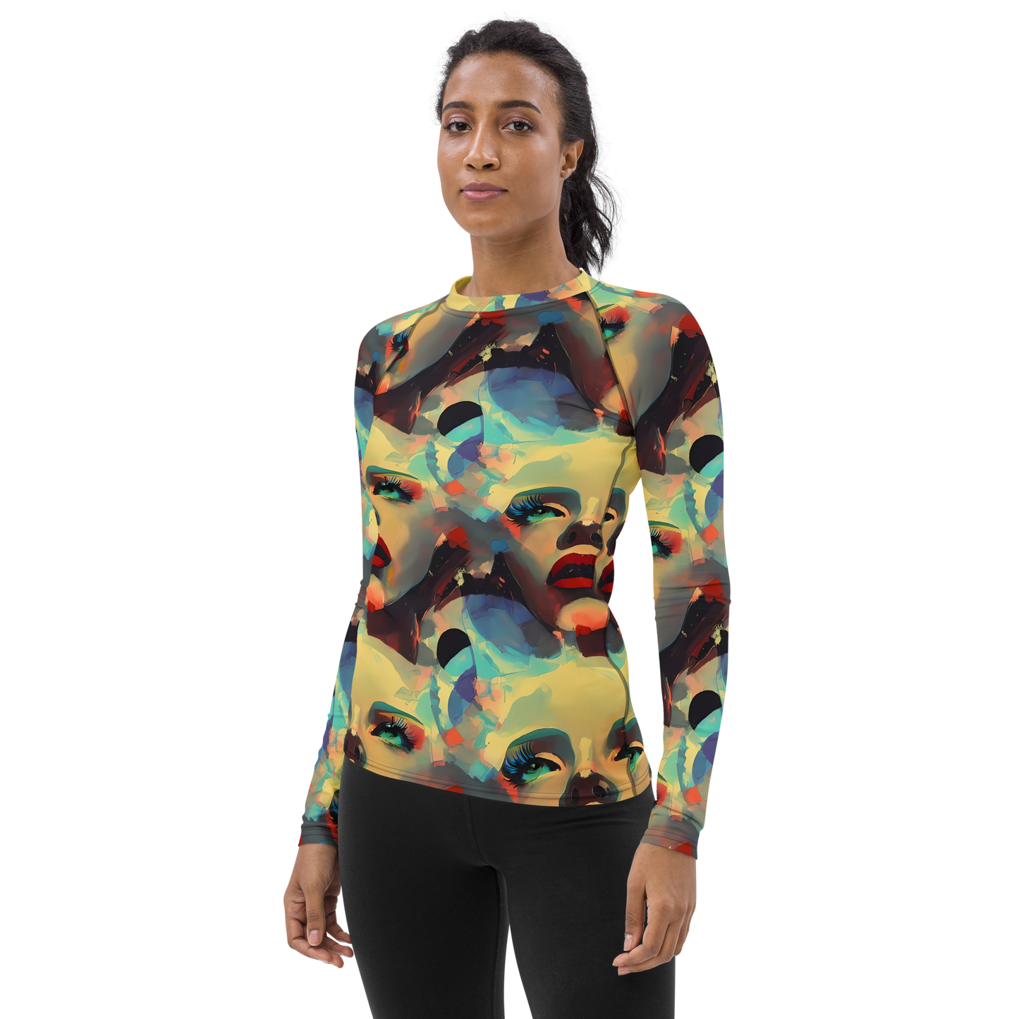 Women's Rash Guard - Astral Reflections