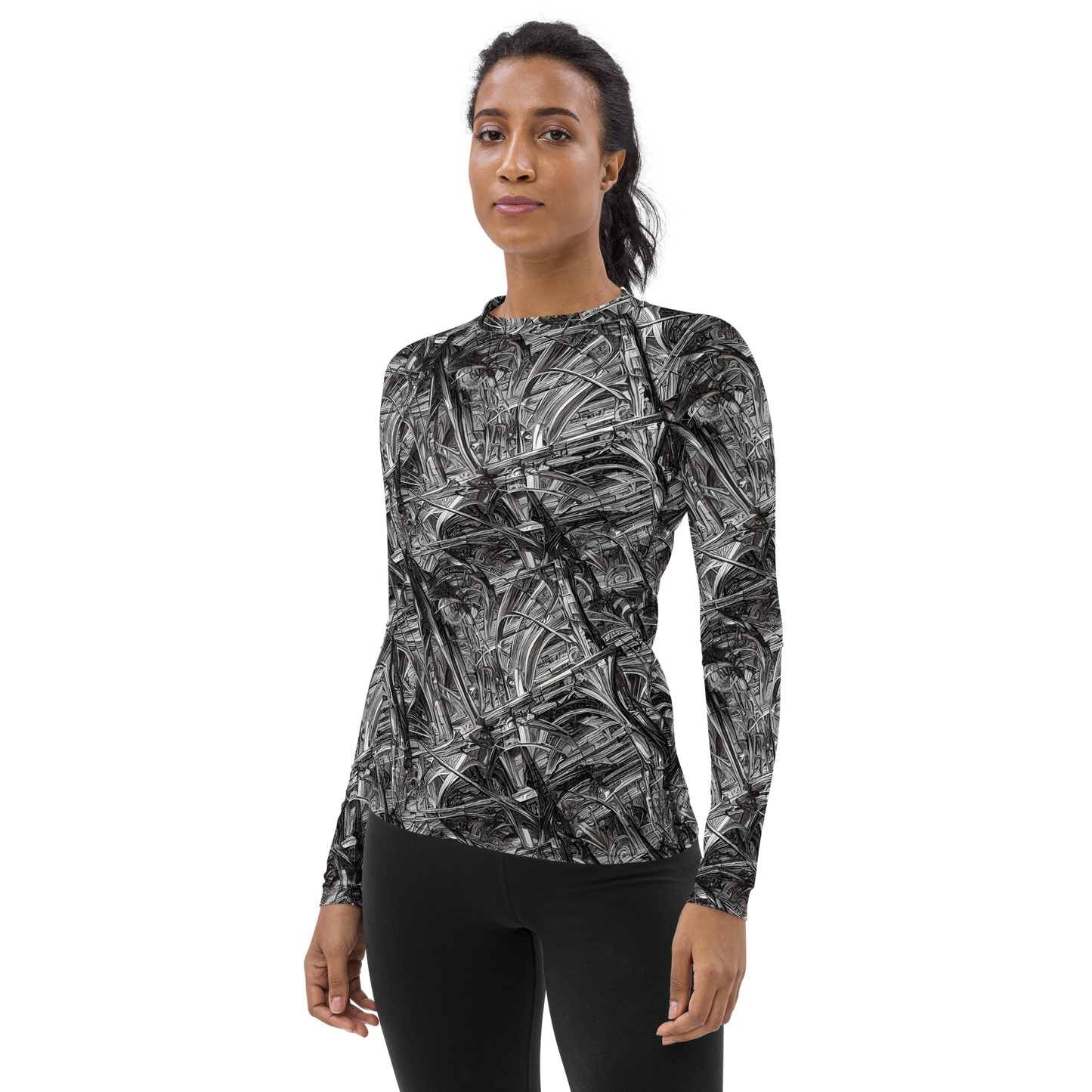 Women's Rash Guard - Gothic Whirlwind