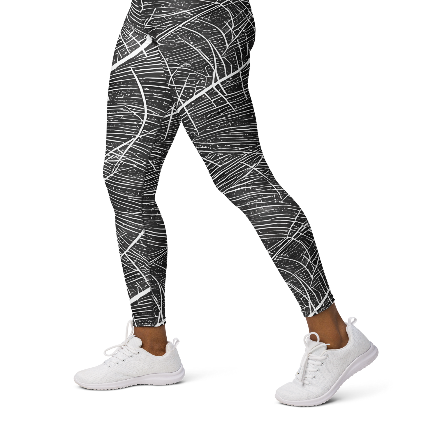 Yoga Leggings - Silver Echo