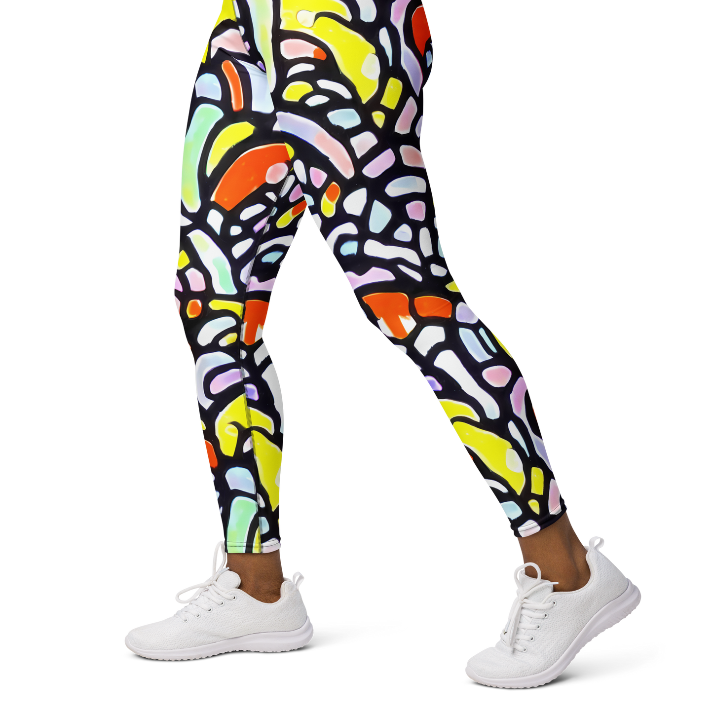 Yoga Leggings - Cubist Carousel