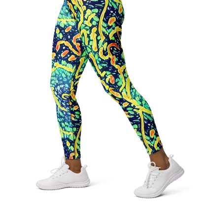 Yoga Leggings - Vortex Glow