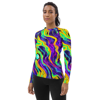 Women's Rash Guard - Jackson Swirl