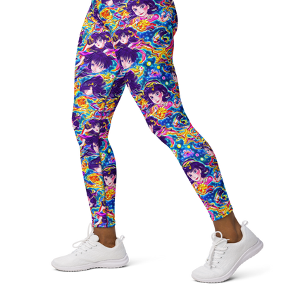 Yoga Leggings - Aquatic Whim