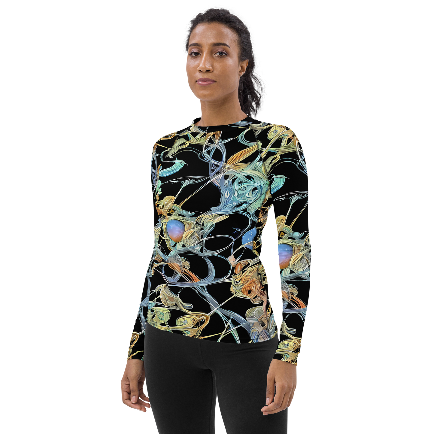 Women's Rash Guard - Infinite Mist