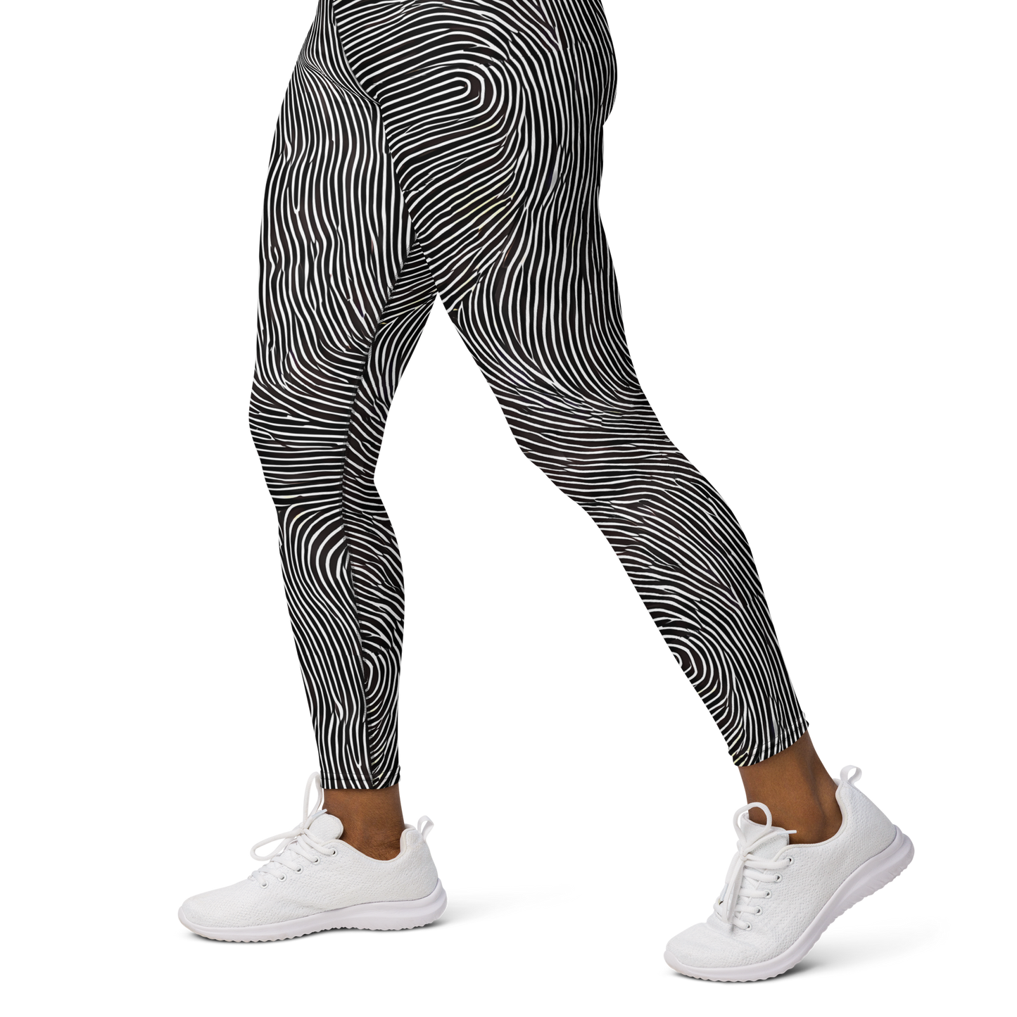 Yoga Leggings - Silent Currents