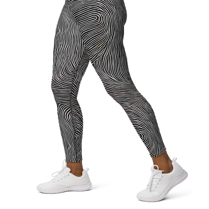 Yoga Leggings - Silent Currents