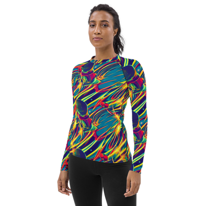 Women's Rash Guard - Cosmic Inferno